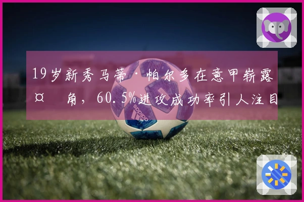 19岁新秀马蒂·帕尔多在意甲崭露头角，60.5%进攻成功率引人注目